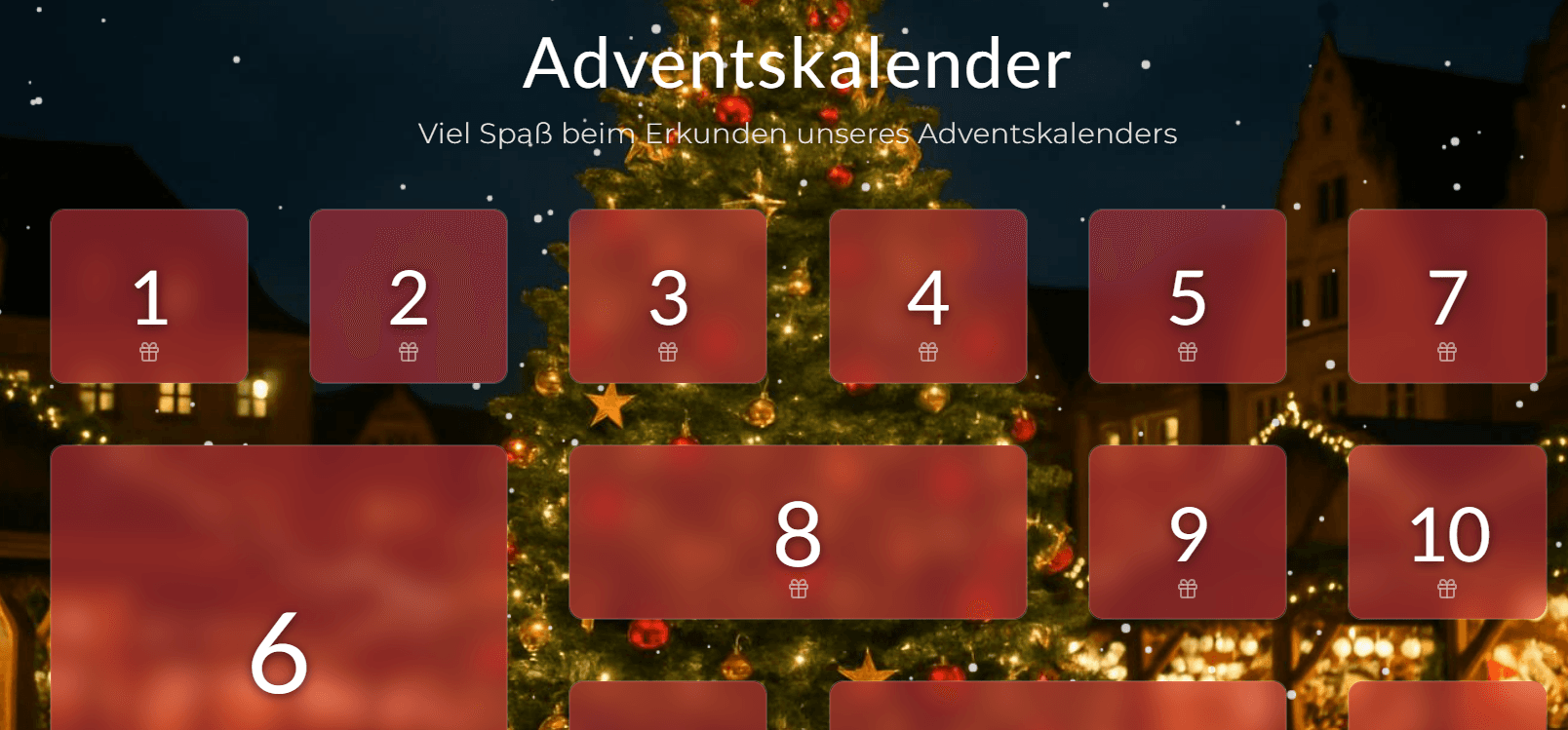 Wunderschönes, responsives Design
